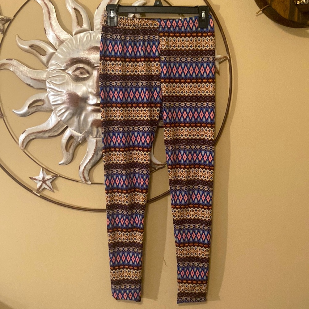 Colorful Tribal Print Leggings